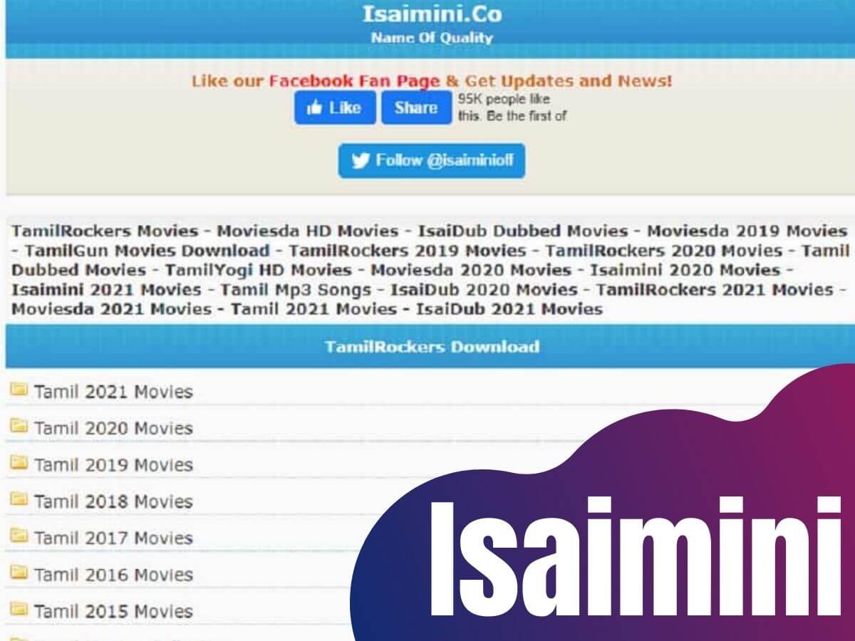 Isaimini Movie Download: Tamil Movies Download
