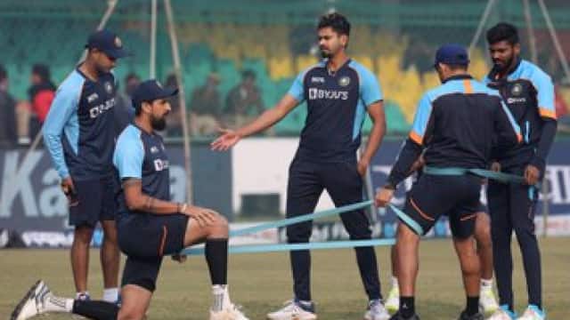 Ind vs NZ India India and New Zealand cancel training sessions due to rain in Wankhede stadium Mumbai